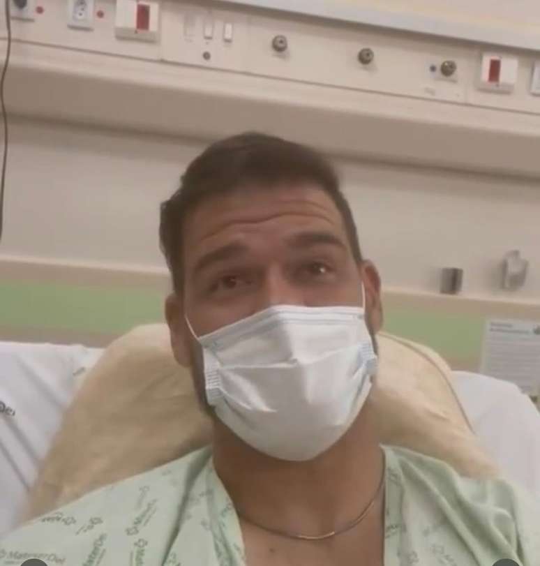 Matthews Caviccioli after heart surgery in 2022