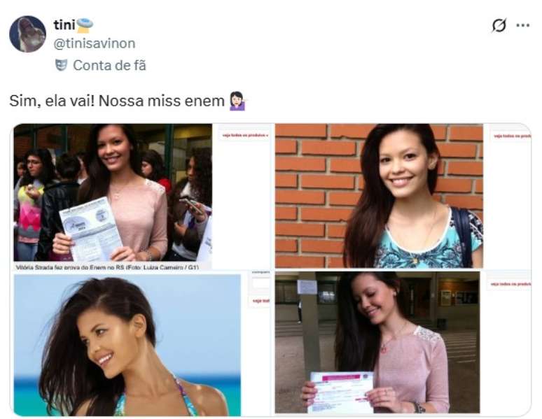 The netizen calls Vittoria Strada a 