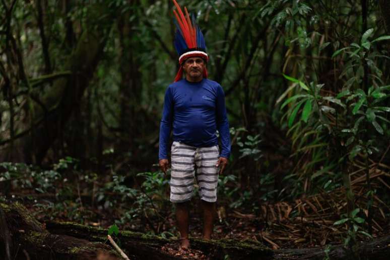 O cacique Piná Tembé defende um fundo para que os indígenas possam ter acesso aos recursos