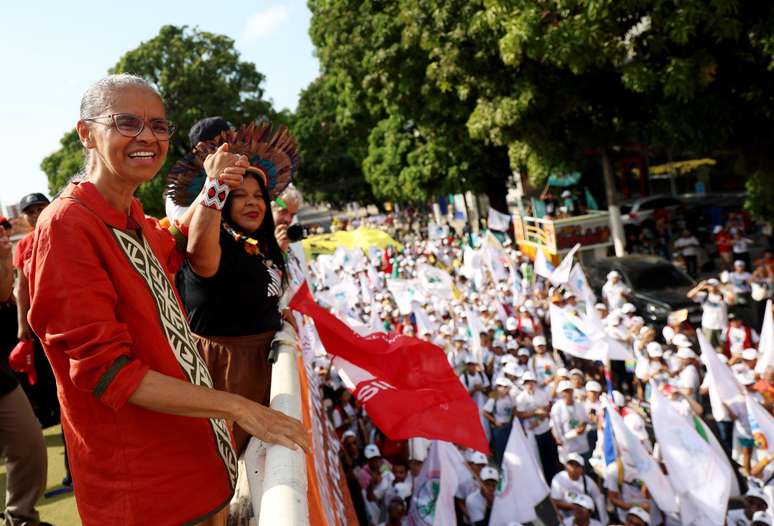  Marina Silva, Ministra de Estado do Meio Ambiente e Mudança do Clima do Brasil e Sonia Guajajara, Ministra dos Povos Indígenas do Brasil participam da “Marcha Global pelo Clima”
