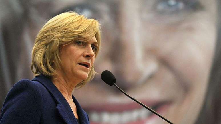 Evelyn Matthei, candidata do partido União Democrática Independente (UDI)