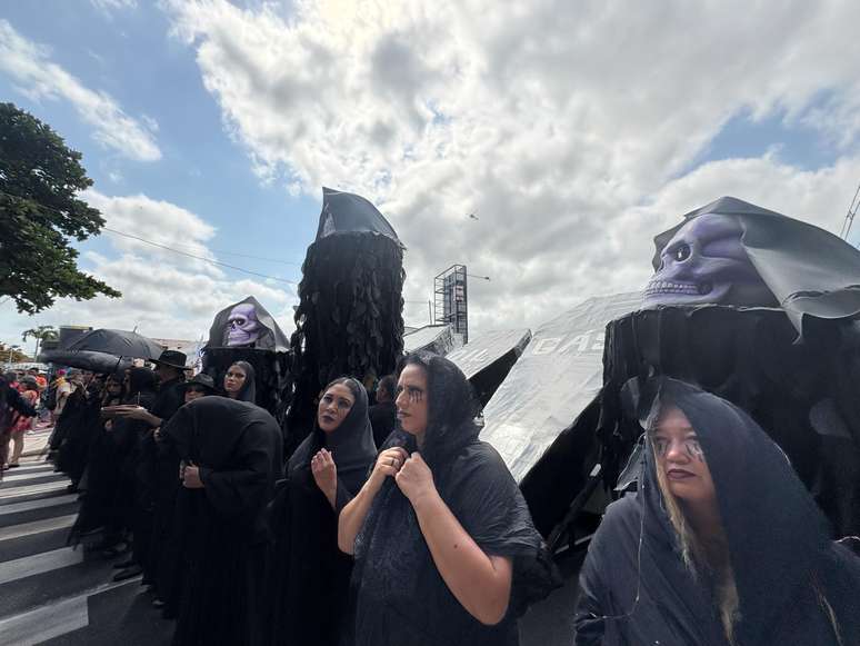Ativista participa da &ldquo;Marcha Global pelo Clima&rdquo; durante a 30&ordf; Confer&ecirc;ncia das Partes (COP30