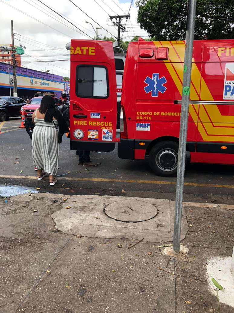 Corpo de Bombeiro atendeu criança durante Marcha pelo Clima
