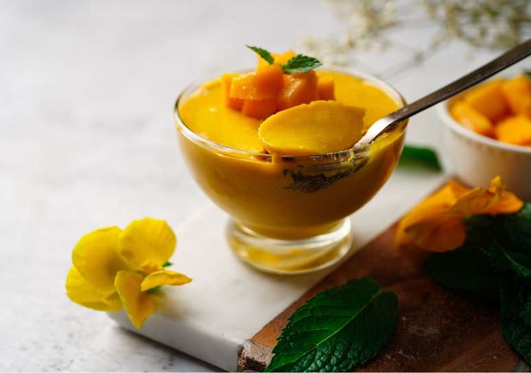 Mousse de manga com geleia de pimenta &ndash; Foto: Shutterstock