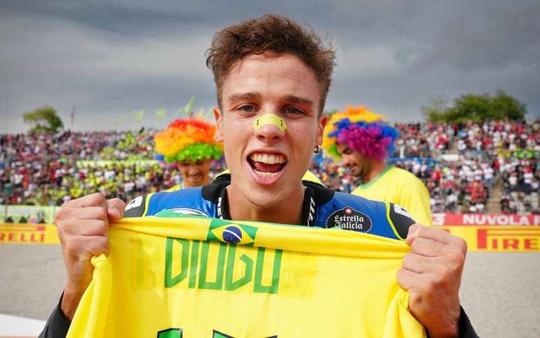 Diogo Moreira became Moto2 champion on Sunday