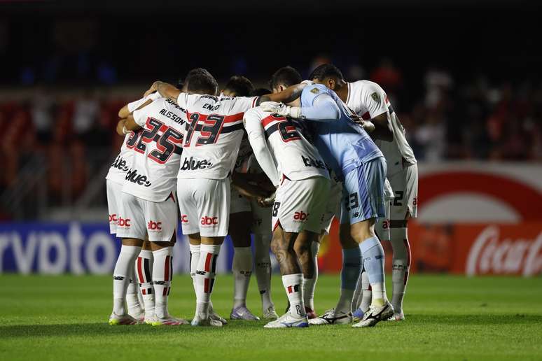Jogadores do São Paulo (Photo by Miguel Schincariol/Getty Images)