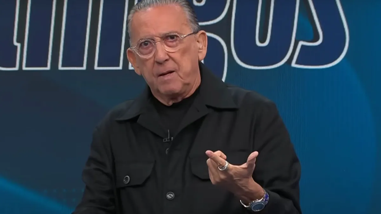 É grave? Filha de Galvão Bueno se pronuncia após o pai ser internado / Reprodução: Band