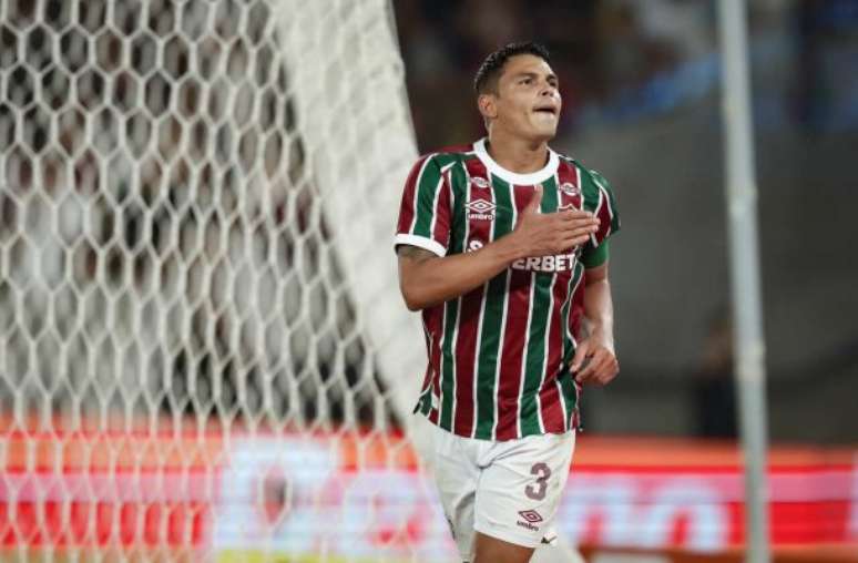 Thiago Silva em ação pelo Fluminense –