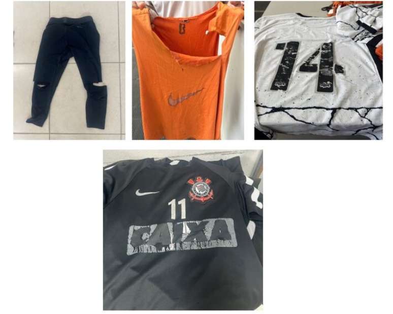 Material utilizado nas categorias de base estava em estado de deterioração.