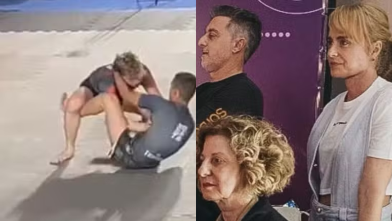 Angélica e Luciano Huck foram assistir Benício