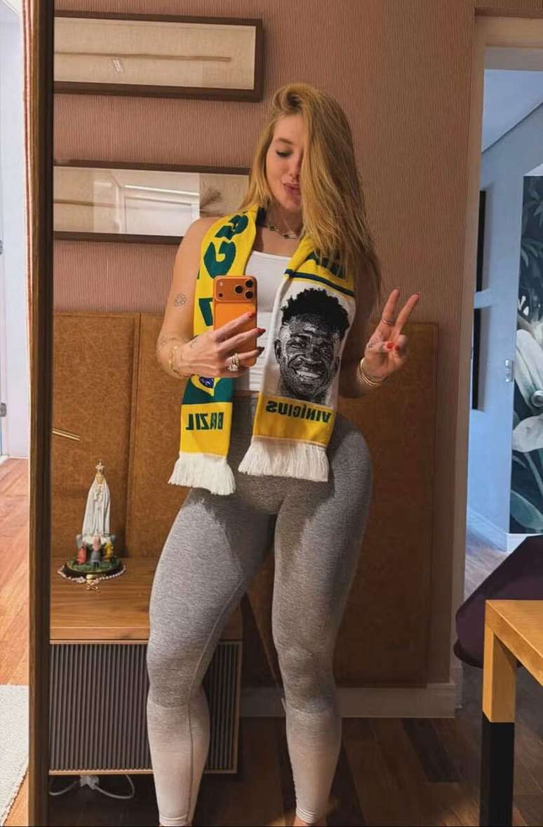 Faixa com rosto de Vini Jr. estampado –