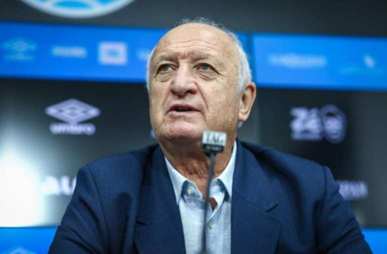 Felipão voltou ao Grêmio em abril de 2025 – FOTO: LUCAS UEBEL/GREMIO FBPA