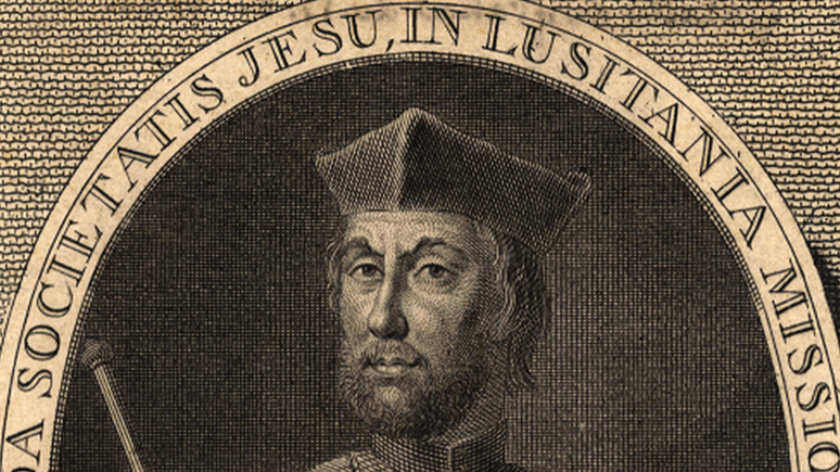 Ilustra&ccedil;&atilde;o antiga e recortada do padre Gabriel Malagrida, morto pela Inquisi&ccedil;&atilde;o em Lisboa