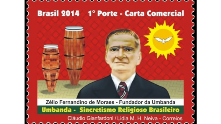 Selo em homenagem a Z&eacute;lio de Moraes