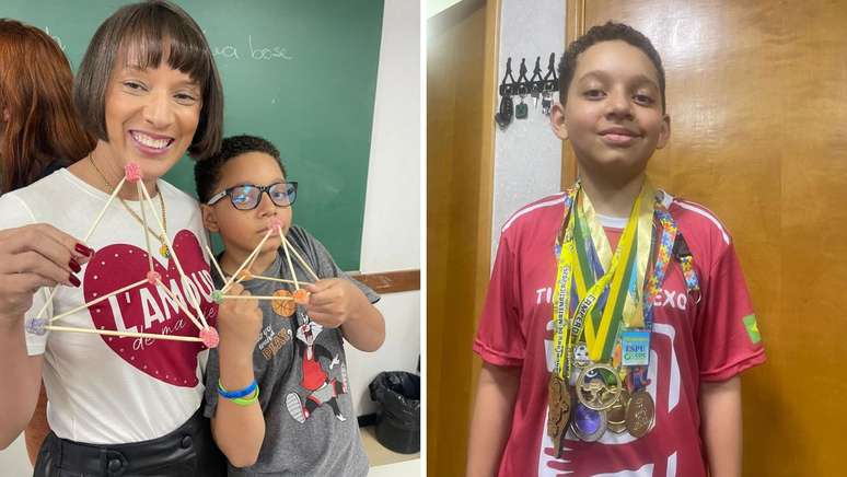 போர்த்துகீசியம் மற்றும் ஸ்பானிஷ் ஆசிரியரான தாய், தனது மகன் கேள்வியைத் தீர்க்க மேம்பட்ட கணித அறிவைப் பயன்படுத்துவதைக் கண்டார்.