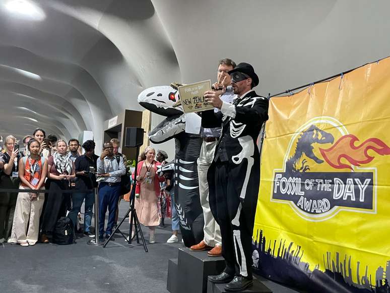 Nova Zelândia é escolhido para o 'Fóssil do Dia'