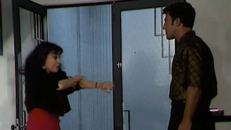 Maria do Carmo e Gerson (Reprodução/Globo)