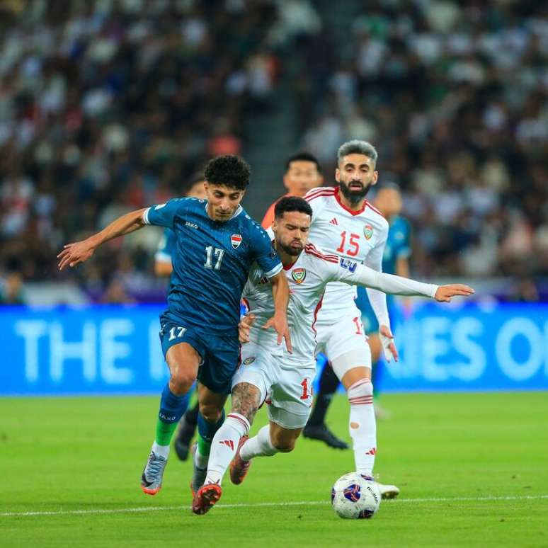 Iraque bateu os Emirados Árabes e vão disputar a repescagem da Copa do Mundo.