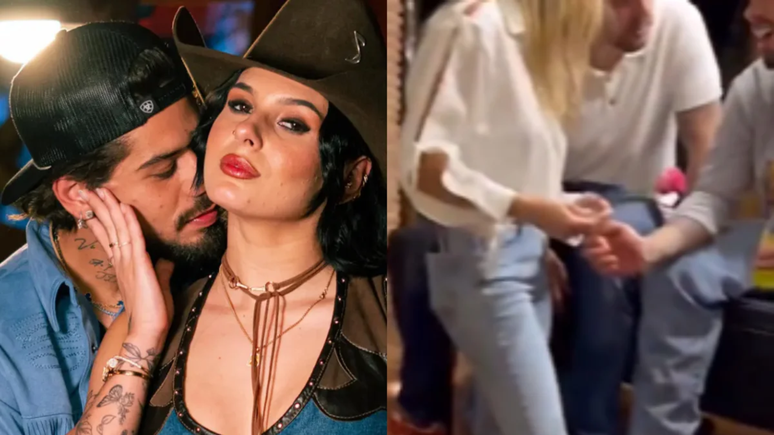 Após vídeo polêmico de Zé Felipe fazendo carinho na mão de mulher, assessoria se pronuncia