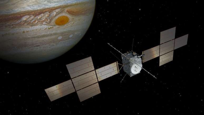 O Explorador das Luas Geladas de Júpiter (Juice, na sigla em inglês), da Agência Espacial Europeia, deve observar o 3I/Atlas ainda em novembro, com o cometa em estado ativo após passar pelo seu ponto mais próximo do Sol