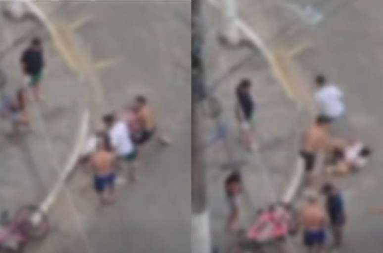 Jovem foi agredido por bando em Praia Grande (SP)