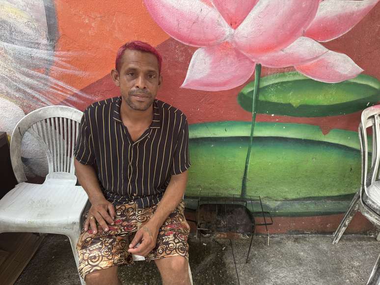 Jo&atilde;o Ivanildo, de 37 anos, vive nas ruas h&aacute; 7 anos