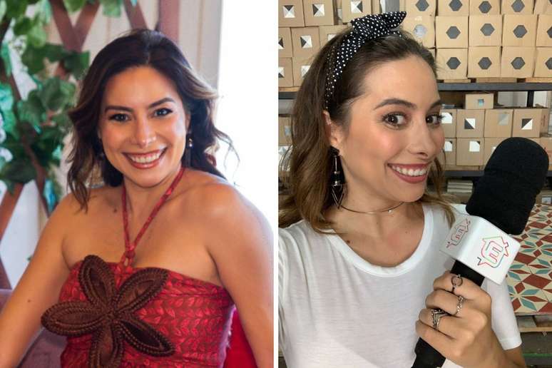 இடமிருந்து வலமாக: De Repente30+ இன் பதிவின் போது மார்செலா மான்டீரோ போஸ் கொடுத்தார் | மார்செலா மான்டீரோ É டி காசாவில் இருந்த காலத்தில்