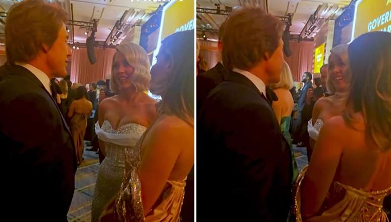 Tom e Sydney conversaram no Governors Awards, neste domingo, 16