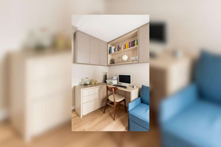 Em um cômodo exclusivo, o ideal é criar um ambiente que favoreça a concentração e a produtividade 