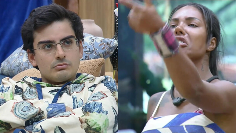 A Fazenda 17: Carol surta com Dudu após ele levar punição: 'Não merece ganhar R$ 2 milhões' / Reprodução: Record