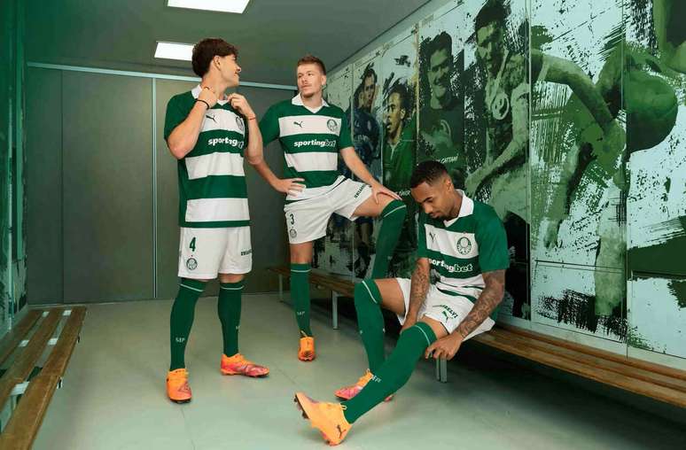 Palmeiras lan&ccedil;a novo terceiro uniforme para a temporada &ndash;
