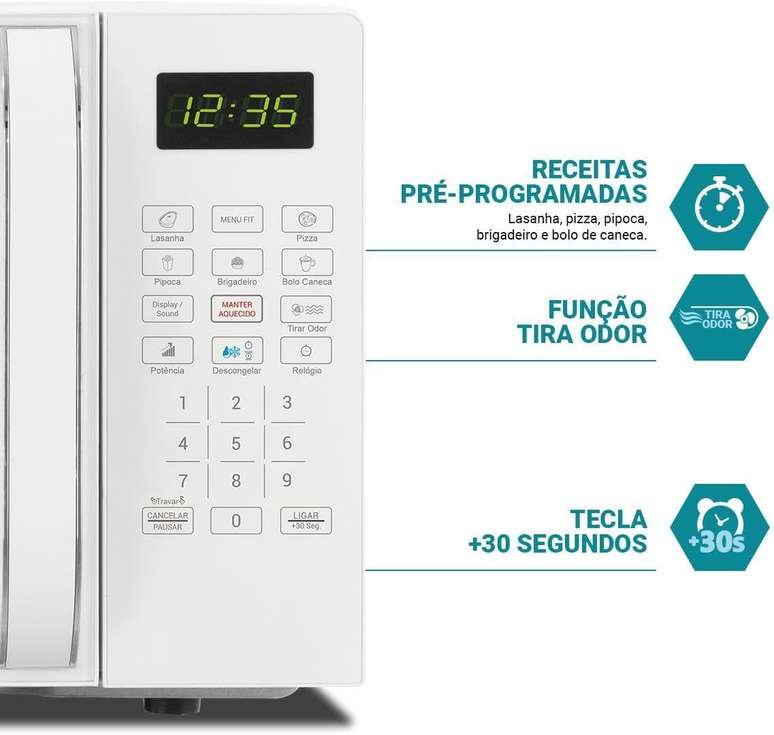 Micro-ondas Philco 20l Branco Pmo23bb 110v 110v