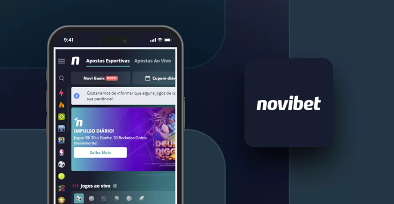 O cadastro no Novibet app também envolve apenas algumas etapas