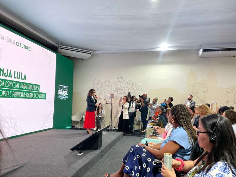 Janja dá início à primeira agenda na COP30 nesta quarta-feira, 19