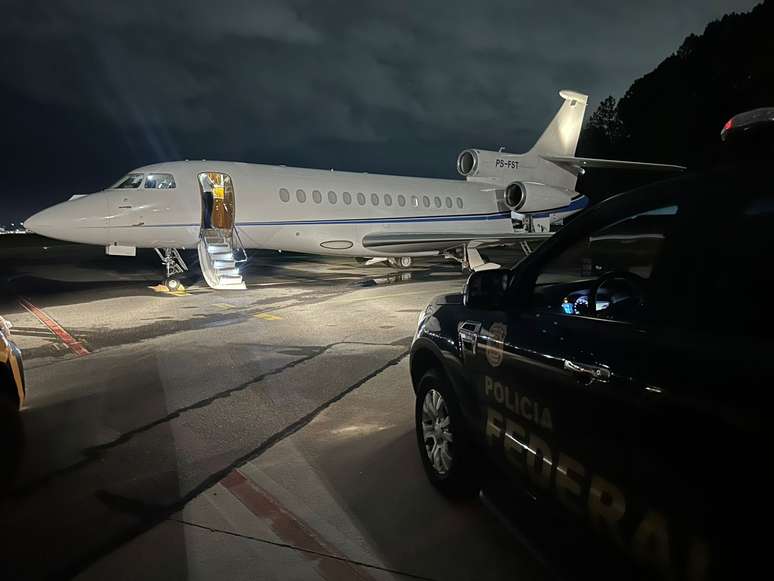 Aeronave de Daniel Vorcaro avaliada em R$ 200 milhões é apreendida pela PF
