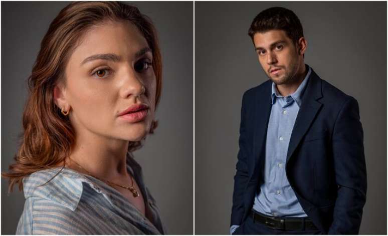 D&eacute;bora Oz&oacute;rio e Daniel Rangel interpretam o casal Paula e Lucas na trama