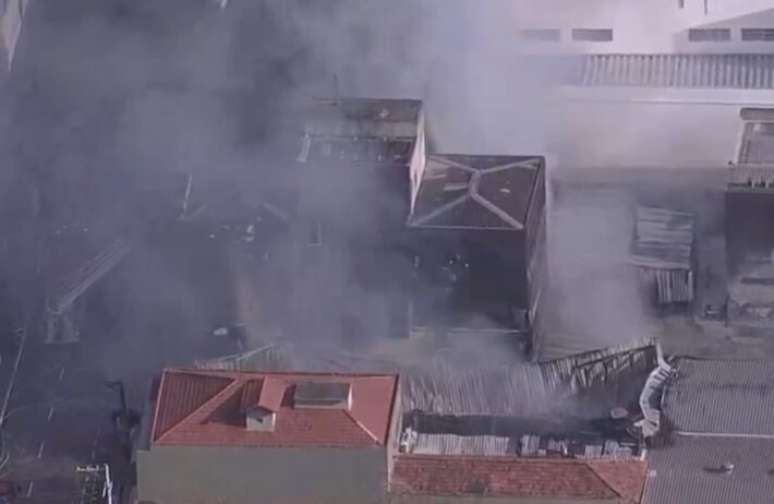 Inc&ecirc;ndio registrado em S&atilde;o Bernardo do Campo.