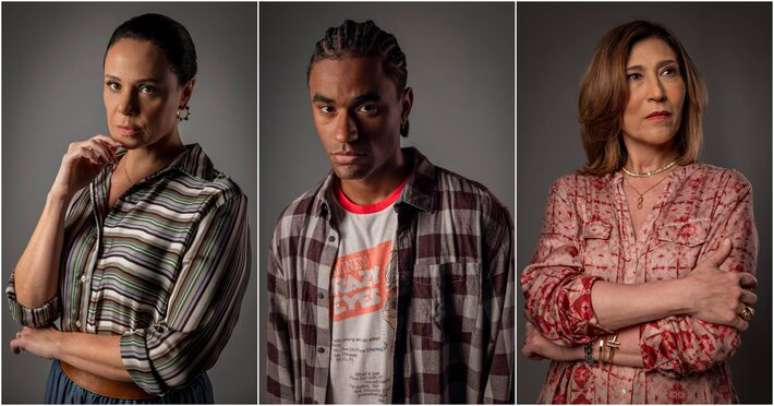 Beth (Vannessa Gerbelli) e Arthur (Isacque Lopes) e Gl&oacute;ria Trajano (Beth Goulart) em ' &lsquo;Tudo por uma Segunda Chance'