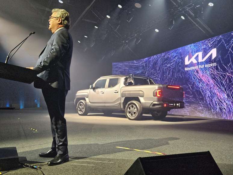 José Luiz Gandini: isolado, mas firme, e com uma nova picape da Kia