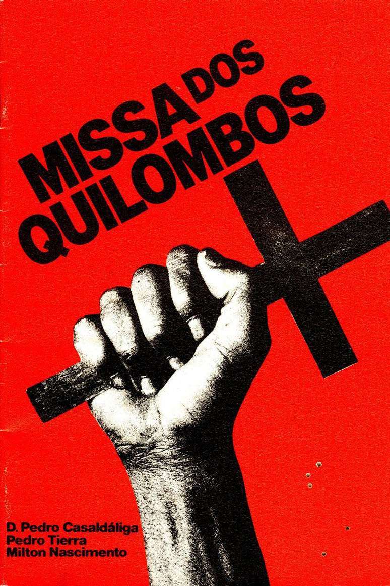 Cartaz de divulga&ccedil;&atilde;o da missa, atacada por ser considerada comunista