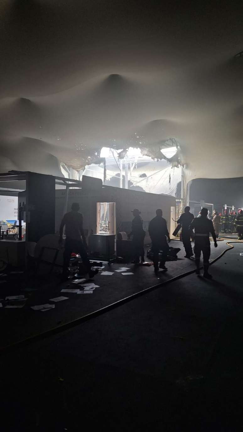 Fogo é controlado na Zona Azul da COP30