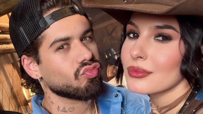 Zé Felipe com Ana Castela