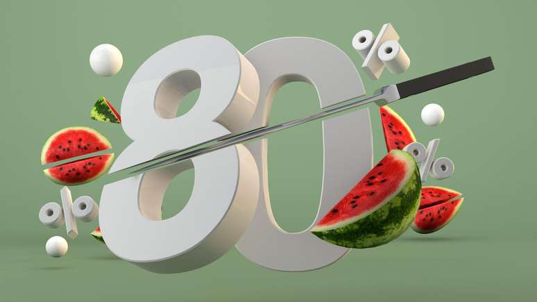 Voc&ecirc; deve parar de comer quando se sentir 80% satisfeito, segundo a filosofia hara hachi bu