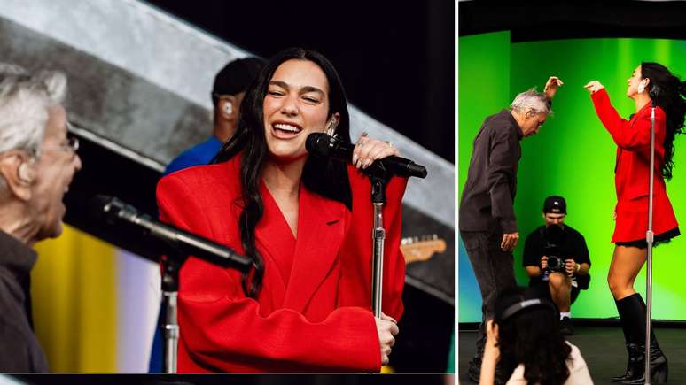 Dua Lipa no Brasil (Fotos: Reprodu&ccedil;&atilde;o/Instagram)