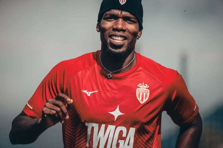 Paul Pogba durante treinamento pelo Monaco &ndash;