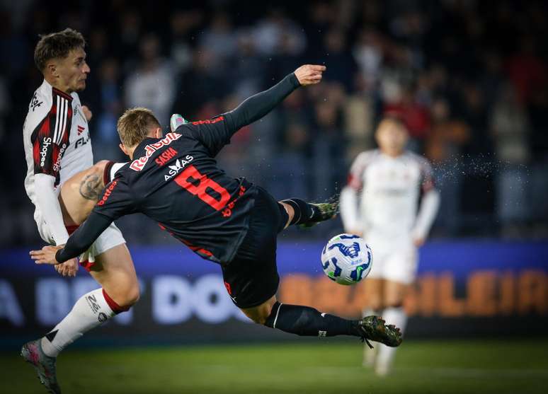 Eduardo Sasha, jogador do Red Bull Bragantino. 