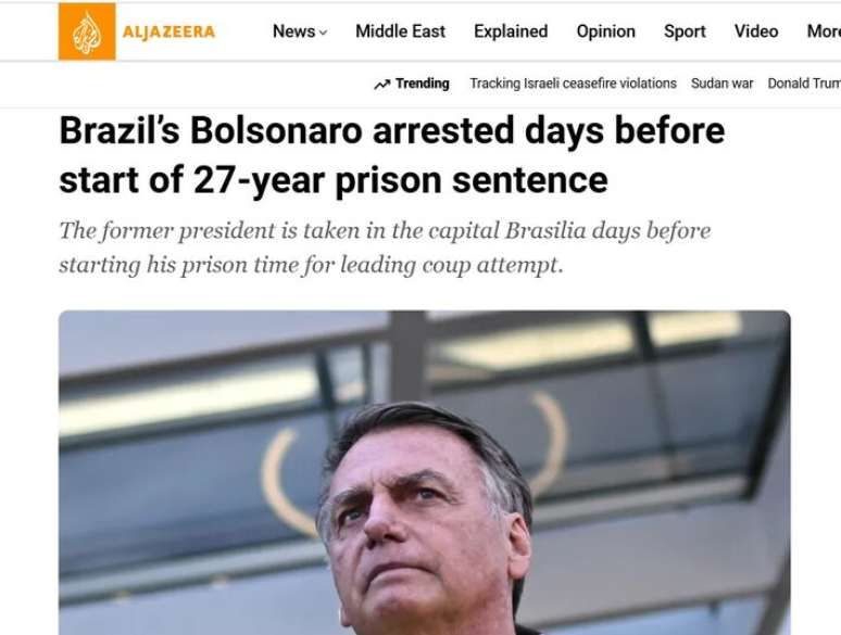 Reprodu&ccedil;&atilde;o via Al Jazeera