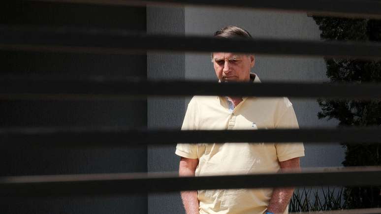 Bolsonaro em sua casa
