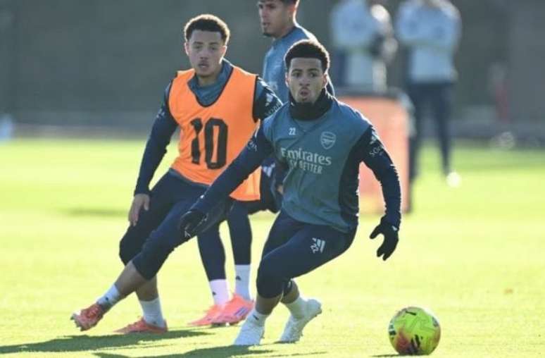 Atividade de preparação do Arsenal antes do clássico contra o Tottenham –