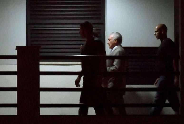 Temer chega &agrave; pris&atilde;o no Rio de Janeiro, em 2019